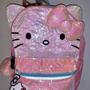 Bling Hello Kitty sequin backpack. New!